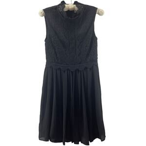 Devlin Women Small Dress Emile Black Lace Bodice Babydoll New with Tags Elegant